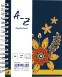 RNK Verlag Notizbuch Orient Flowers - A6, liniert, 48 Blatt, Register A-Z Kladde Orient Flowers A6