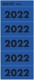 Leitz 1422 Inhaltsschild 2022 - selbstklebend, 100 Stück, blau Inhaltsschilder blau 2022 60 mm