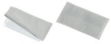 Durable Selbstklebetasche POCKETFIX®, Größe: 110x62mm, m.Klappe, transparent, 10St. 110 x 62 mm