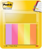 Post-it® Page Marker - 15 x 50 mm, sortiert, 5 x 50 Streifen Index Marker 15 mm 50 mm 5 x 50 Blatt