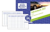 Avery Zweckform® 1221 Fahrtenbuch Recycling - A6 quer, für PKW, 64 Seiten für 310 Fahrten Papier