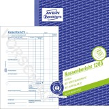 Avery Zweckform® 1265 Kassenbericht Recycling - A5, MP, BP, 50 Originale Kassenbuch weiß DIN A5