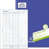 Avery Zweckform® 1226 Kassenbuch - EDV-gerecht, A4, Recycling, Blaupapier, 100 Blatt Kassenbuch
