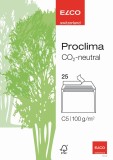 Elco Briefhülle Proclima - C5, hochweiß, Haftklebung, 100 g/qm, 25 Stück Box C5 (229 x 162 mm)