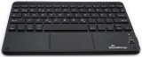 MediaRange Funk-Tastatur - schwarz, integrierte Halterung Spritzwassergeschützte kabellose Tastatur
