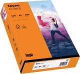 inapa Multifunktionspapier tecno® colors - A4, 160 g/qm, pastellorange, 250 Blatt A4 160 g/qm