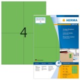 Herma 4399 Universaletiketten SuperPrint - 105 x 148 mm, grün, matt, 400 Stück Universaletiketten