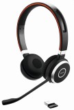 Jabra Headset Evolve 65 MS Stereo DUO, Bluetooth - kabellos Headset schwarz Über dem Ohr Kabellos