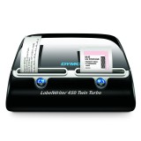 Dymo® LabelWriter 450 Twin Turbo für 2 gleichzeitige Etikettenrollen Etikettendrucker schwarz