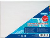 STYLEX® Keilrahmen - bespannt, 18 x 24 cm, weiß Keilrahmen 18 x 24 cm 100% Baumwollgewebe