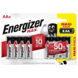 Energizer Batterie Max Alkaline AA / Mignon / LR6 8 Stück Batterie Mignon/LR06/AA 1,5 Volt 2750 mAh