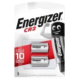 Energizer Batterie CR2 / CR15H270 Lithium Photo 3,0Volt 2 Stück Batterie CR2 3 Volt 800 mAh 15 mm