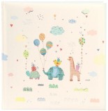 TURNOWSKY Fotoalbum Baby Animal Parade - 30 x 31 cm mit Pergamin Fotoalbum Animal Parade 30 cm 31 cm