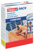 tesa® Handabroller Comfort - Rollen bis 50 mm x 66 m Packbandabroller rot/blau 220 mm 500 g