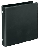 Veloflex® Ringbuch/Karteikartenordner - A6, 2-Ring, Ring-Ø 25 mm, schwarz Ringbuch A6 schwarz 2 25