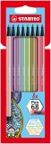 STABILO® Premium-Filzstift - Pen 68 - 8er Pack - mit 8 verschiedenen Farben Faserschreiberetui