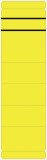 Ordnerrückenschilder - breit/kurz, sk, gelb, 100 Stück Rückenschild selbstklebend gelb breit/kurz