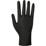 Einmalhandschuhe - Größe XL, 100 Stück, Nitril, schwarz unsteril und puderfrei Handschuhe XL