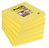 Post-it® SuperSticky Haftnotiz Super Sticky Notes - 76 x 76 mm, 6x 90 Blatt, narzissengelb 76 mm