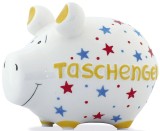 KCG Spardose Schwein Taschengeld - klein Spardose Schwein Taschengeld 12,5 cm 9,5 cm Keramik