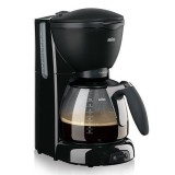 Braun Kaffeemaschine CaféHouse schwarz Kaffeemaschine schwarz bis zu 10 Tassen Glas ca. 1,25 Liter