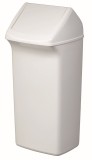 Durable Abfallbehälter DURABIN 40L + Schwingklappe - weiß Abfallsammler 40 Liter 366 mm 747 mm