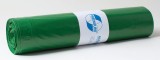 DEISS Müllsack Recycling - 70 Liter, grün, 25 Stück, Recycling-LDPE Müllbeutel 70 Liter 57,5 cm
