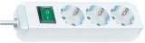brennenstuhl® Steckdosenleise Eco-Line - 3-fach, 5m, weiß, Schalter Steckdosenleiste 5,0 m 23 cm
