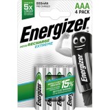 Energizer Akku Rechargeable Extreme Micro AAA 1,2Volt 800mAh, weiß/grün, 4 Stück Akku 1,2 Volt