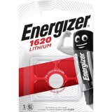 Energizer Knopfzellen-Batterie Lithium CR1620 3,0Volt - 1 Stück Knopfzellen-Batterie CR1620 3 Volt
