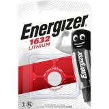 Energizer Knopfzellen-Batterie Lithium CR1632 3,0Volt - 1 Stück Knopfzellen-Batterie CR1632 3 Volt
