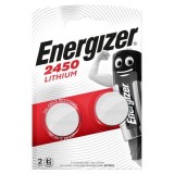 Energizer Knopfzellen-Batterie Lithium CR2450 3,0Volt - 2 Stück Knopfzellen-Batterie CR2450 3 Volt