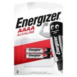 Energizer Batterie Piccolo E96 Alkaline (AAAA/LR61) 2 Stück Batterie E96/AAAA/LR61 1,5 Volt 625mAh