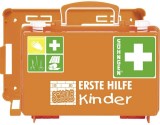 SÖHNGEN® Erste-Hilfe-Koffer Quick CD Schule inkl. Wandhalterung Verbandkasten orange 260 mm 110 mm