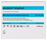 SÖHNGEN® aluderm®-aluplast Wundpflaster  - elastisch, 6x10cm, 10 Stück Pflaster 6 cm 10 cm
