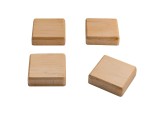 SIGEL NeoDym-Magnete - quadratisch, Holz, beige, 4 Stück Magnet beige 33 mm 9 mm 33 mm 1120 g
