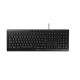 CHERRY STREAM KEYBOARD - schwarz Tastatur schwarz USB Kabel 1,8 m 46,3 cm
