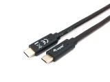 equip USB 3.2 Gen 1x1 Type-C to C, M/M, 1.0m, Black USB Kabel 1,0 m schwarz