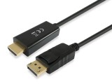 equip Display Port Adapter->HDMI St/St 2.0m 4K/30Hz DisplayPort 2,0 m schwarz