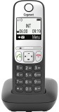 Gigaset Schnurlostelefon A690 mit Rufnummernanzeige, schwarz Telefon schwarz Analog 1 1 DECT, GAP