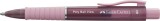 Faber-Castell Kugelschreiber Poly Ball View - XB, rose shadows Kugelschreiber Druckmechanik blau