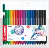 STABILO® Filzschreiber - pointMax - sortiert, 18 Farben, Etui Faserschreiberetui sortiert