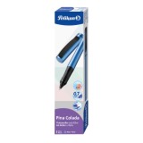 Pelikan® Tintenroller Pina Colada - 0,7 mm, blau metallic, Faltschachtel Tintenroller blau metallic