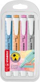 STABILO® Textmarker swing® cool Pastel - Etui mit 4 Stiften, sortiert Ideal für den Schulstart.