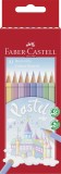 FABER-CASTELL Buntstift Classic Colour Pastell - 10er Kartonetui Farbstiftetui 10 Farben sortiert -