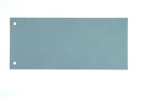 Trennstreifen - 190 g/qm Karton, blau, 100 Stück Trennstreifen blau 225 mm 105 mm 2-fach 190 g/qm