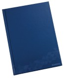 DONAU Geschäftsbuch - A4, 96 Blatt, 70g/qm, liniert, blau Kladde A4 liniert 70 g/qm 96 Blatt blau