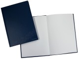 DONAU Geschäftsbuch - A5, 96 Blatt, 70 g/qm, blanko, blau Kladde A5 blanko 70 g/qm 96 Blatt blau