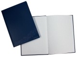 DONAU Geschäftsbuch - A5, 96 Blatt, 70 g/qm, kariert, blau Kladde A5 kariert 70 g/qm 96 Blatt blau