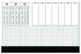 Güss® Schreibunterlagenkalender 60x40cm Schreibunterlage 60 x 40 cm schwarz 50 Blatt